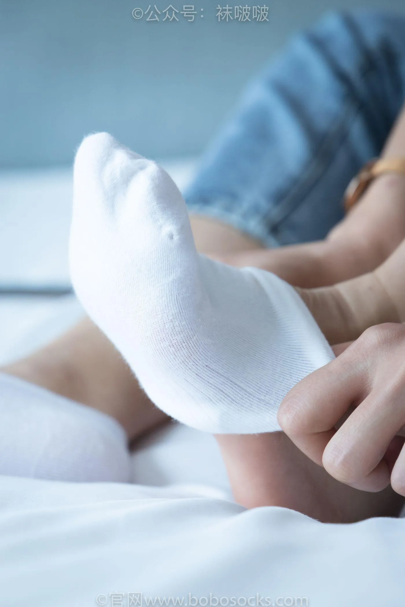 [BoBoSocks袜啵啵]NO.024 涵涵-板鞋、白棉袜、裸足 [134P]插图2